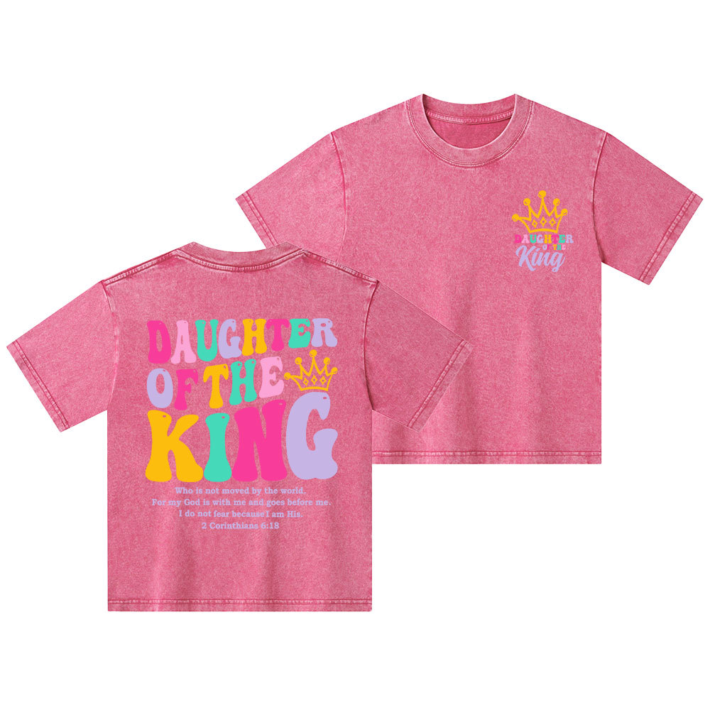Daughter Of The King Kid Washed T-Shirt