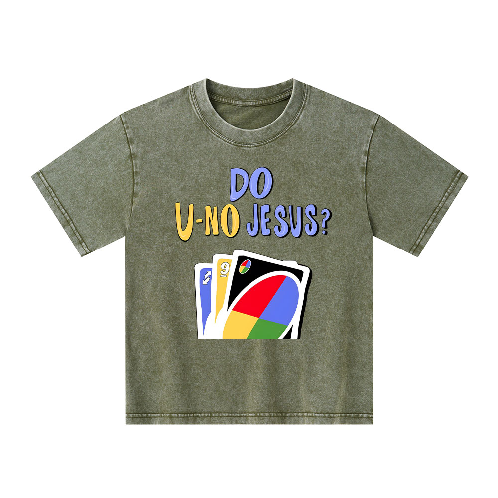 Do U-NO Jesus Kid Washed T-Shirt