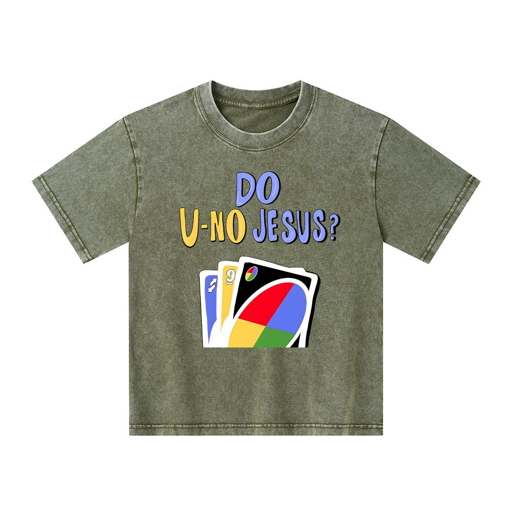 Do U-NO Jesus Kid Washed T-Shirt