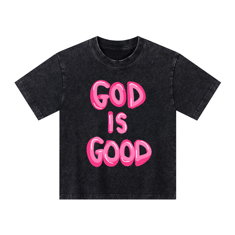God Is Good Kid Washed T-Shirt