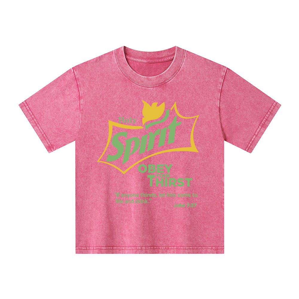 Holy Spirit Kid Washed T-Shirt