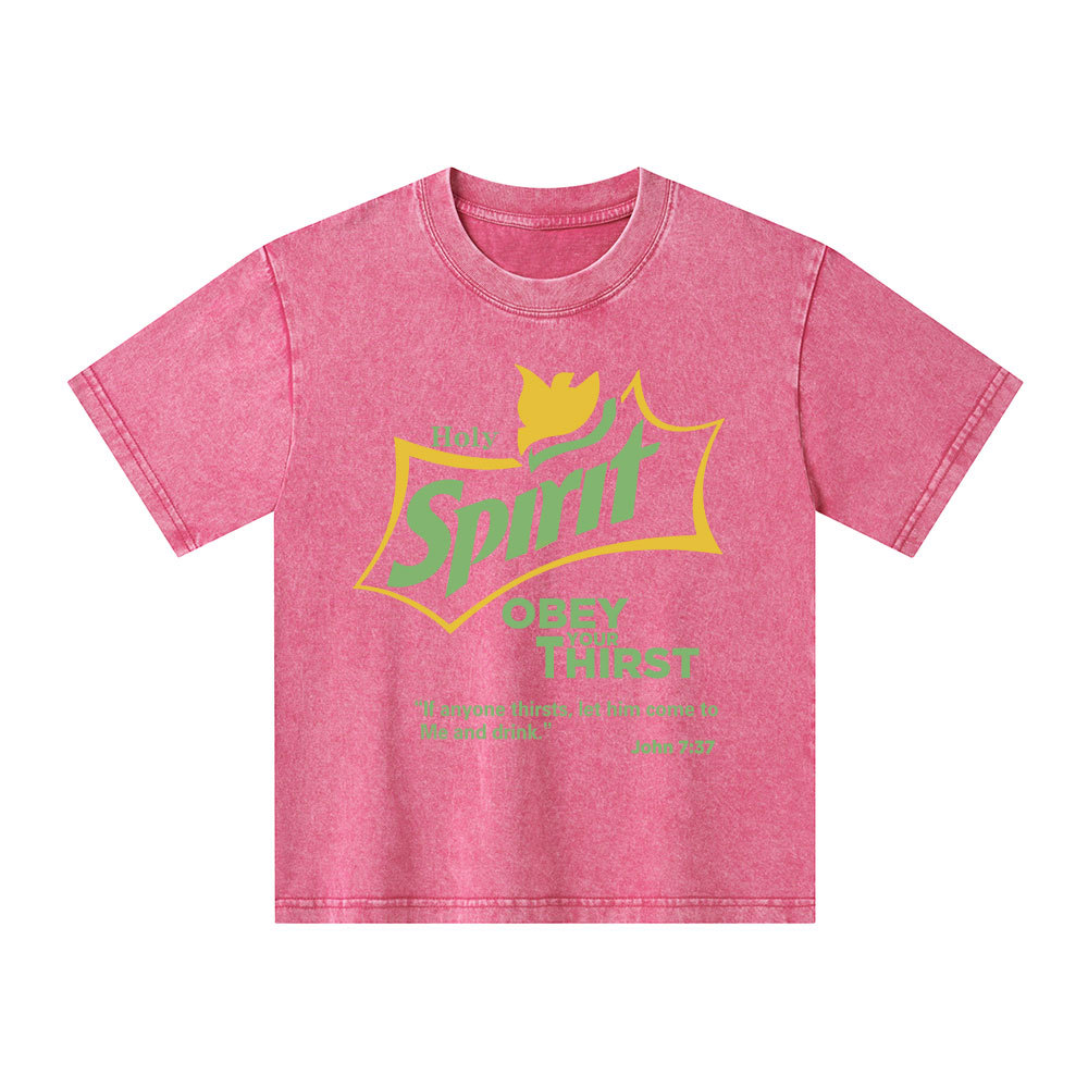 Holy Spirit Kid Washed T-Shirt