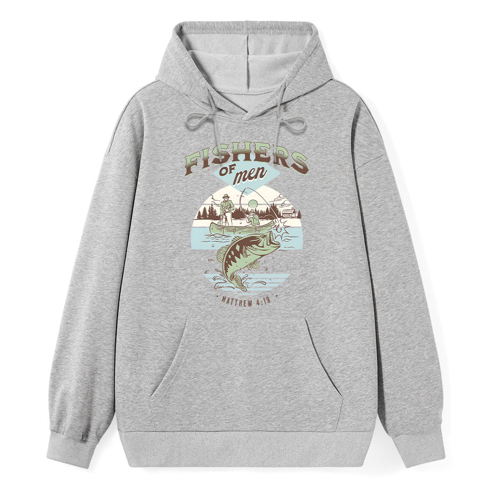Fishers Of Men Matthew 4:19 Christian Hoodie