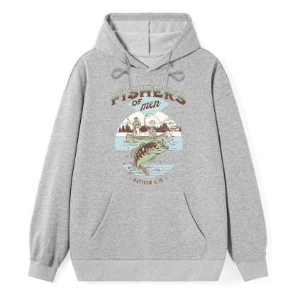Fishers Of Men Matthew 4:19 Christian Hoodie