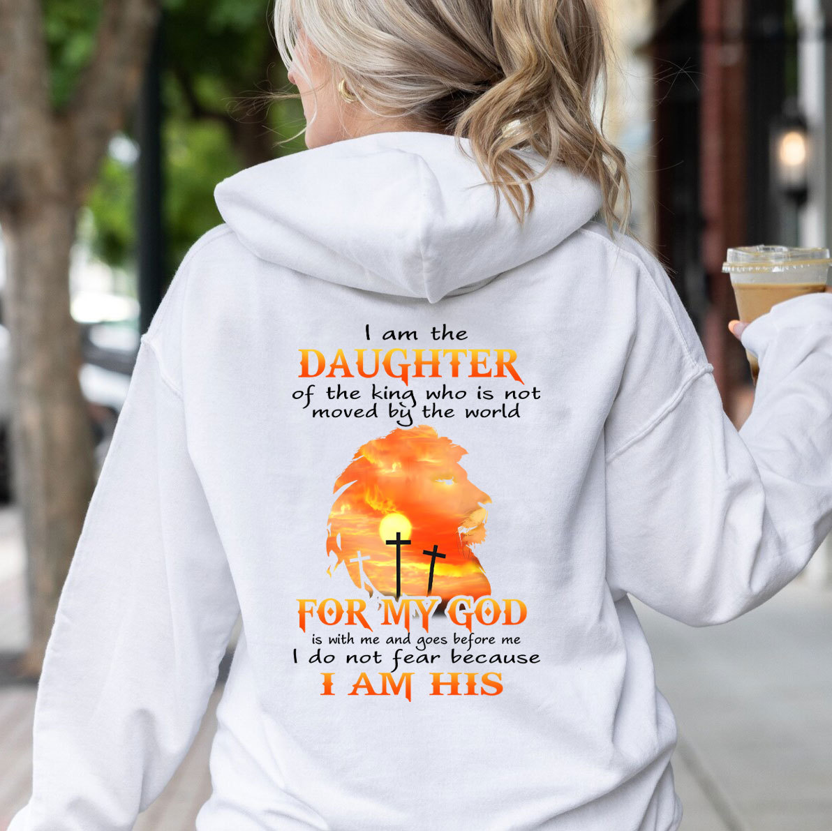 I Am The Daughter Of The King Who Is Not Moved By The World Christian Hoodie