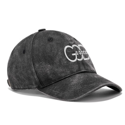God Is Good Christian Washed Hat