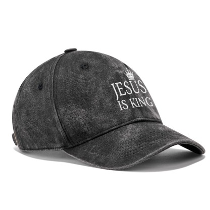 God Is Greater Christian Washed Hat