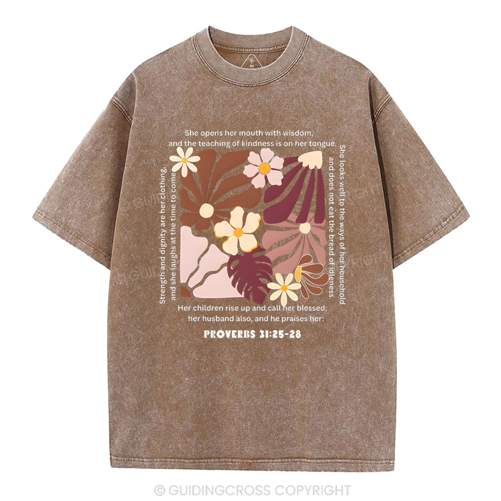 Motherhood Is A Prayer Answered christian Washed T-Shirt