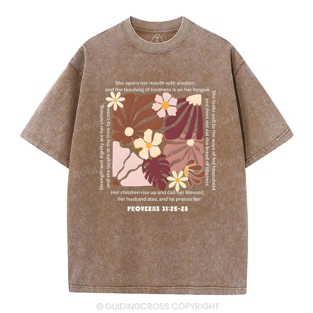 Motherhood Is A Prayer Answered christian Washed T-Shirt