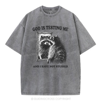 God Is Testing Me And I Have Not Studied Christian T-Shirt
