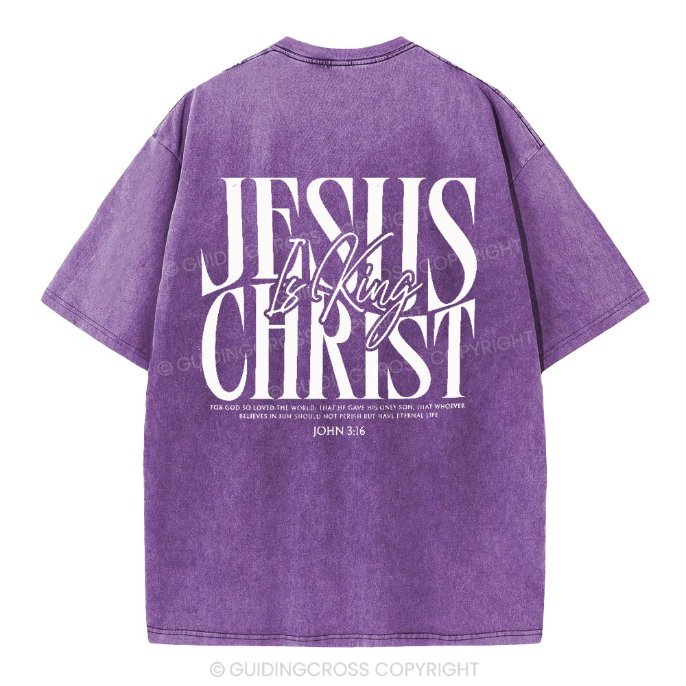 Jesus Christ Christian Washed T-Shirt