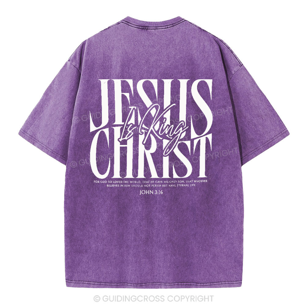 Jesus Christ Christian Washed T-Shirt