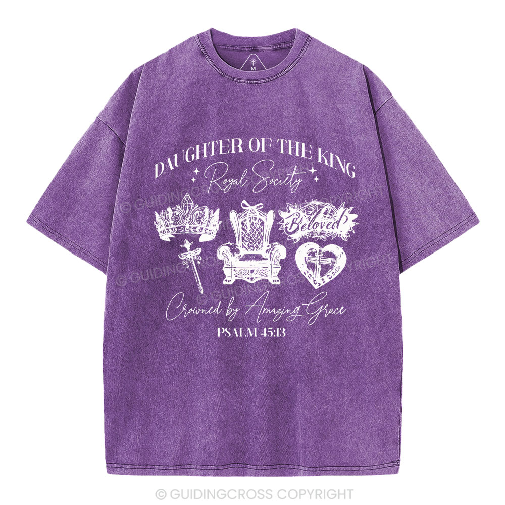 Daughter Of The King Christian Washed T-Shirt