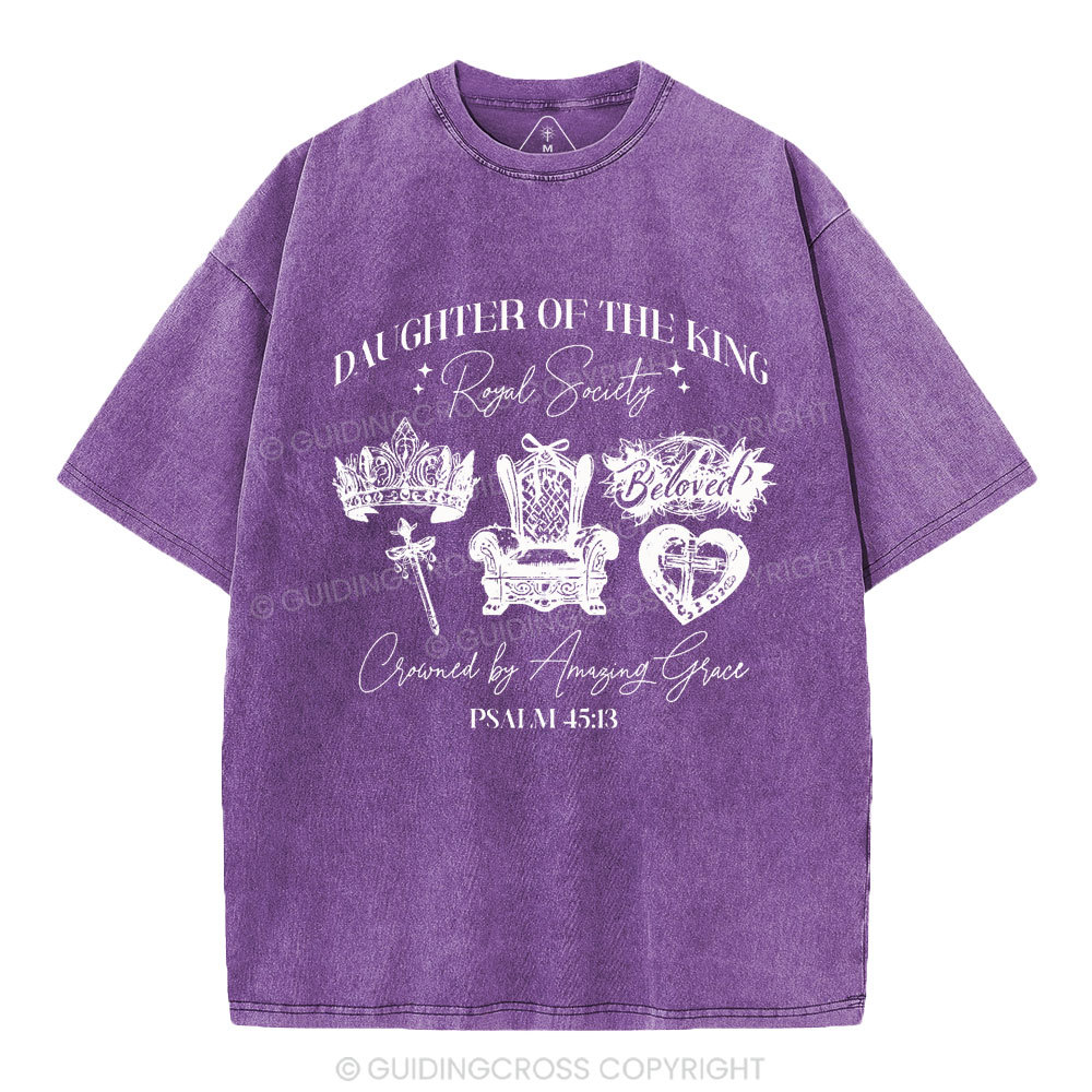 Daughter Of The King Christian Washed T-Shirt