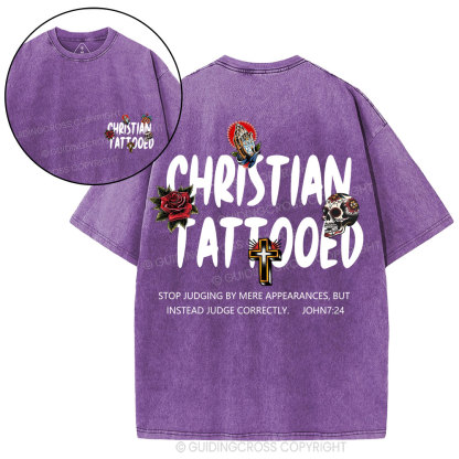 Christian & Tattooed Christian Washed T-Shirt