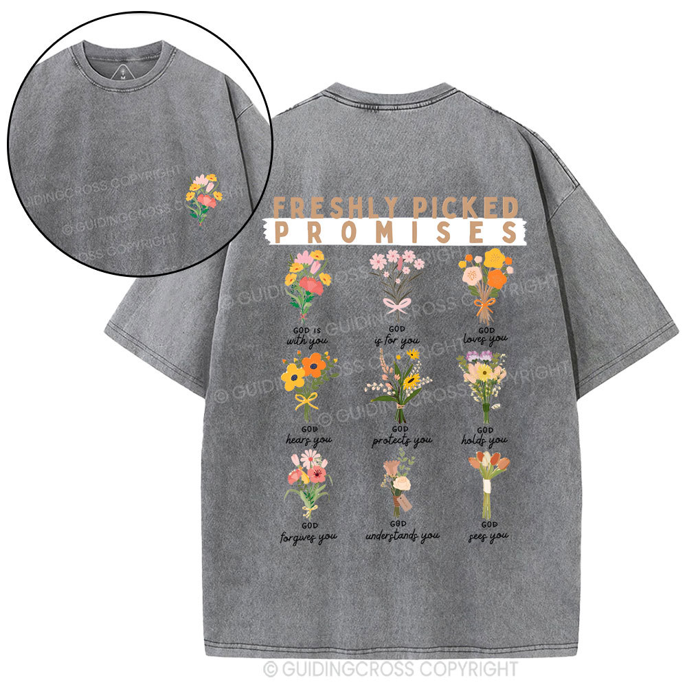 Freshly Picked Promise Christian  Washed T-Shirt