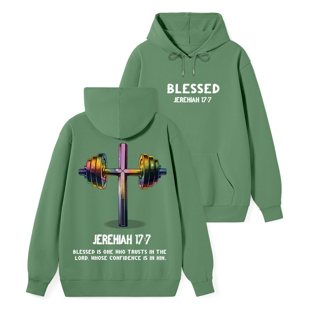 Blessed Is One Who Trusts In The Lord Classic Christian Hoodie