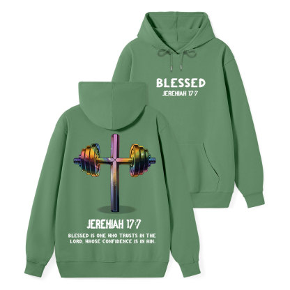 Blessed Is One Who Trusts In The Lord Classic Christian Hoodie