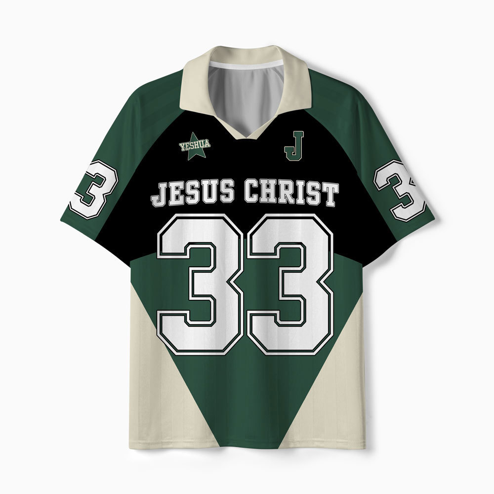 Jesus Christ Christian Collar Jersey