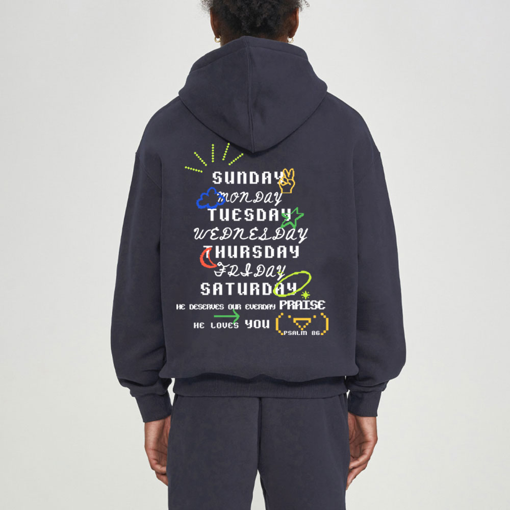 Monday Morning Faith Christian Fleece hoodie Set