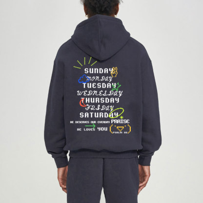 Monday Morning Faith Christian Fleece hoodie Set