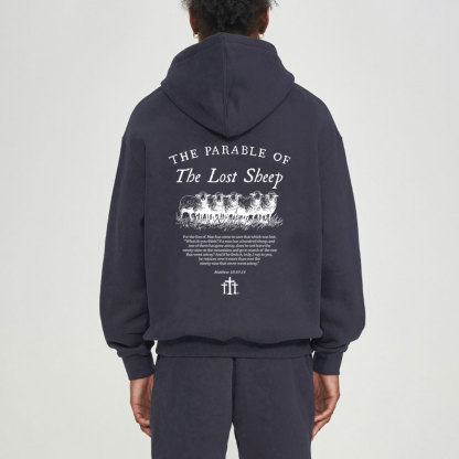 The Parble Of THe Lost Sheep Christian Fleece Hoodie Set
