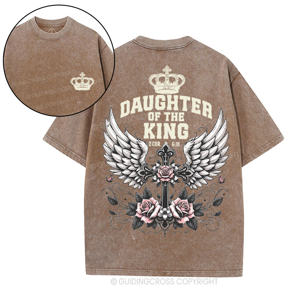 Daughter Of The King Christian Washed T-Shirt