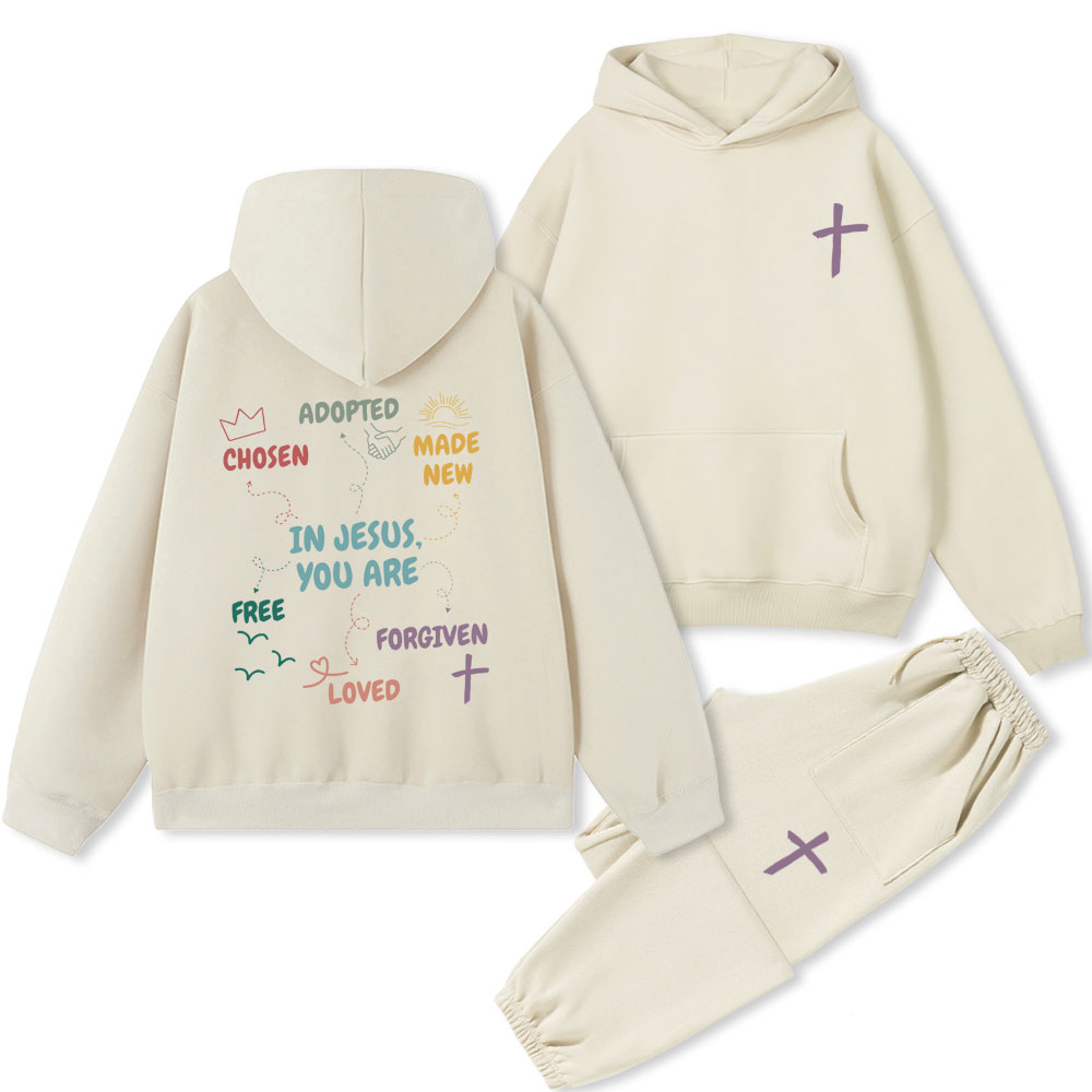 Sample Christian Fleece Hoodie Set Sale - GuidingCross