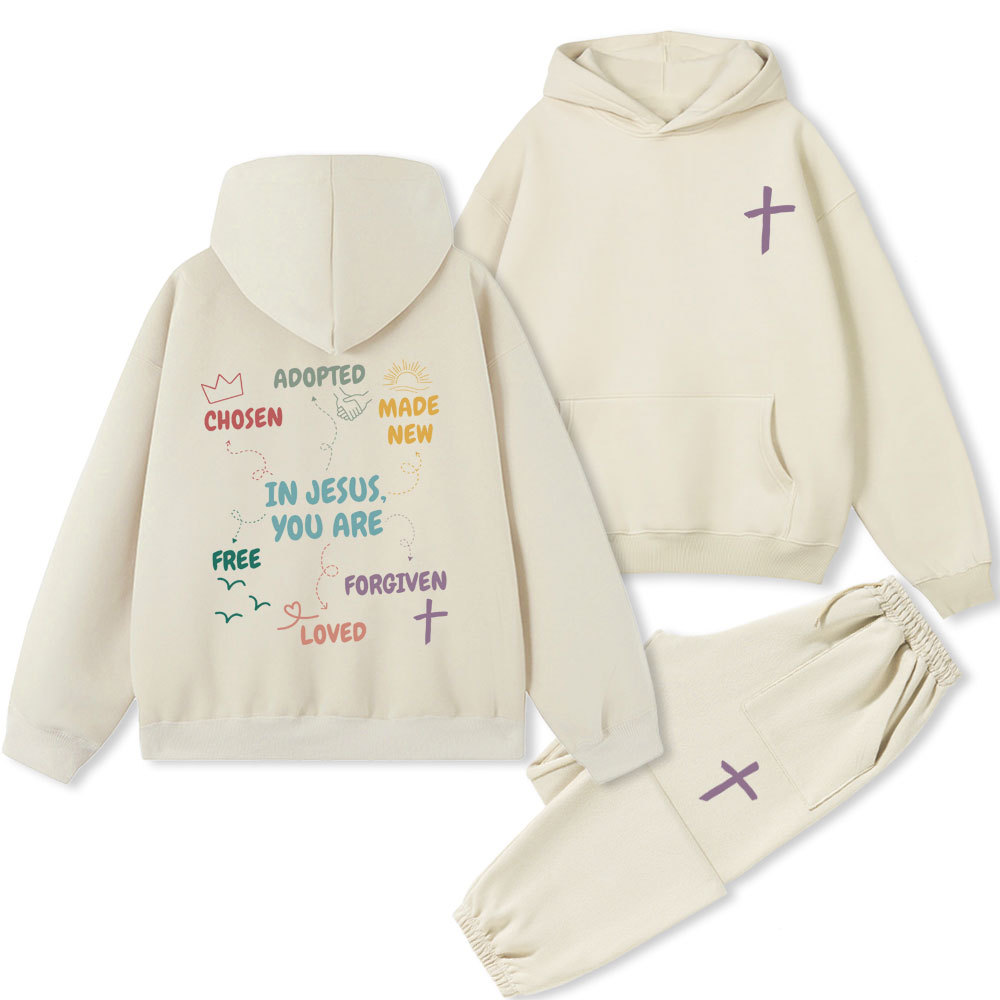 Sample Christian Fleece Hoodie Set Sale - GuidingCross