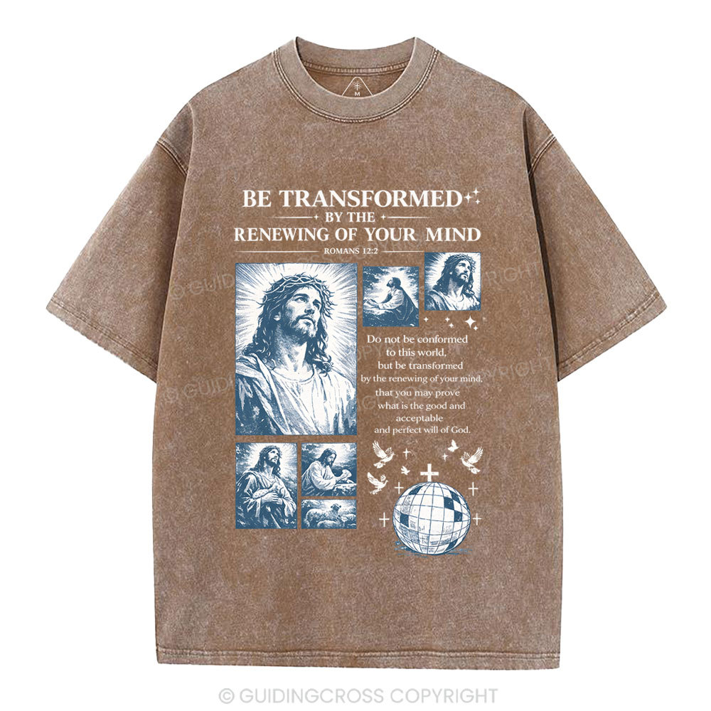 Be Transformed Christian Washed T-Shirt