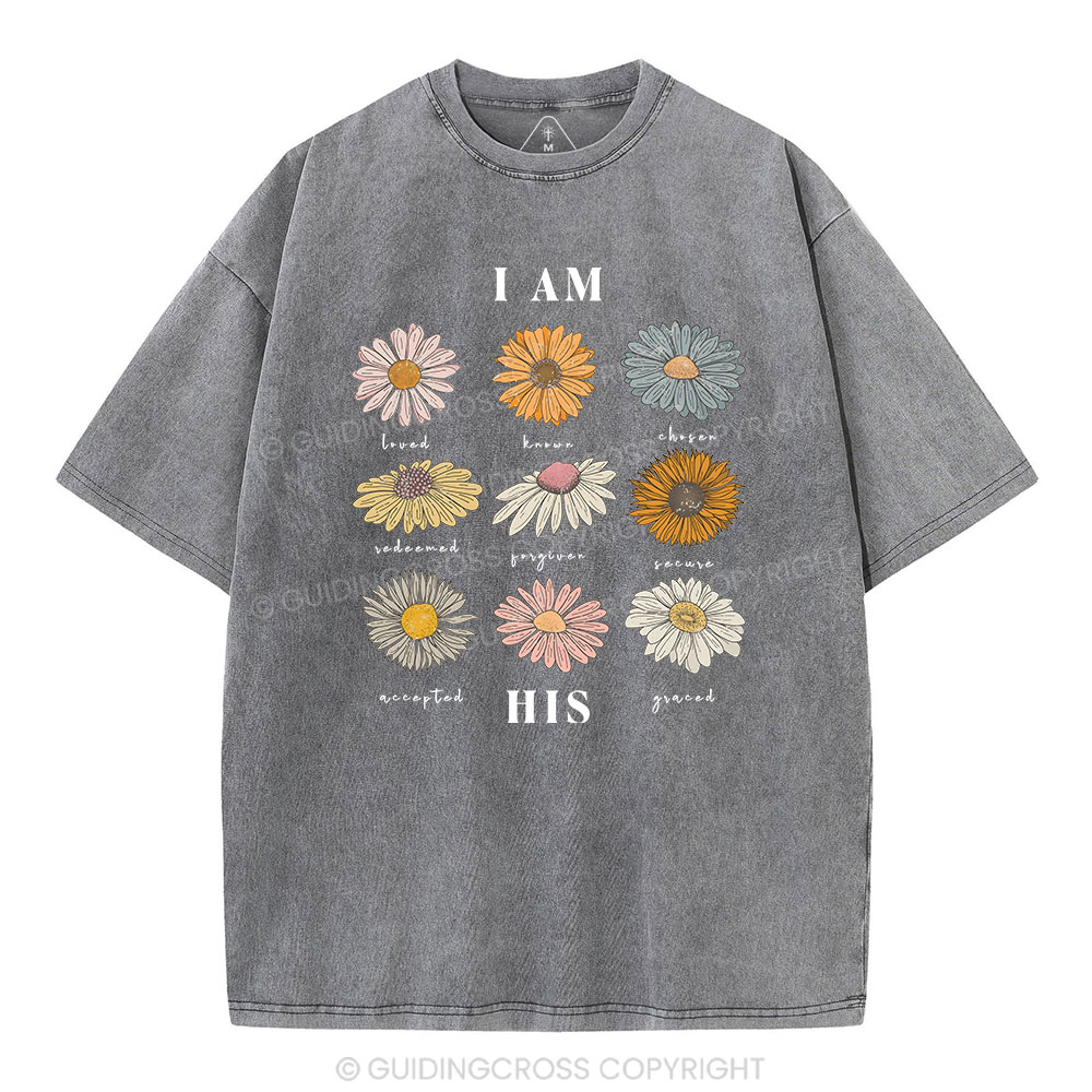 I Am His Christian Washed T-Shirt