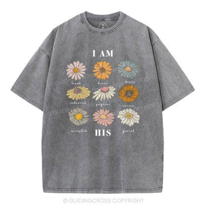 I Am His Christian Washed T-Shirt