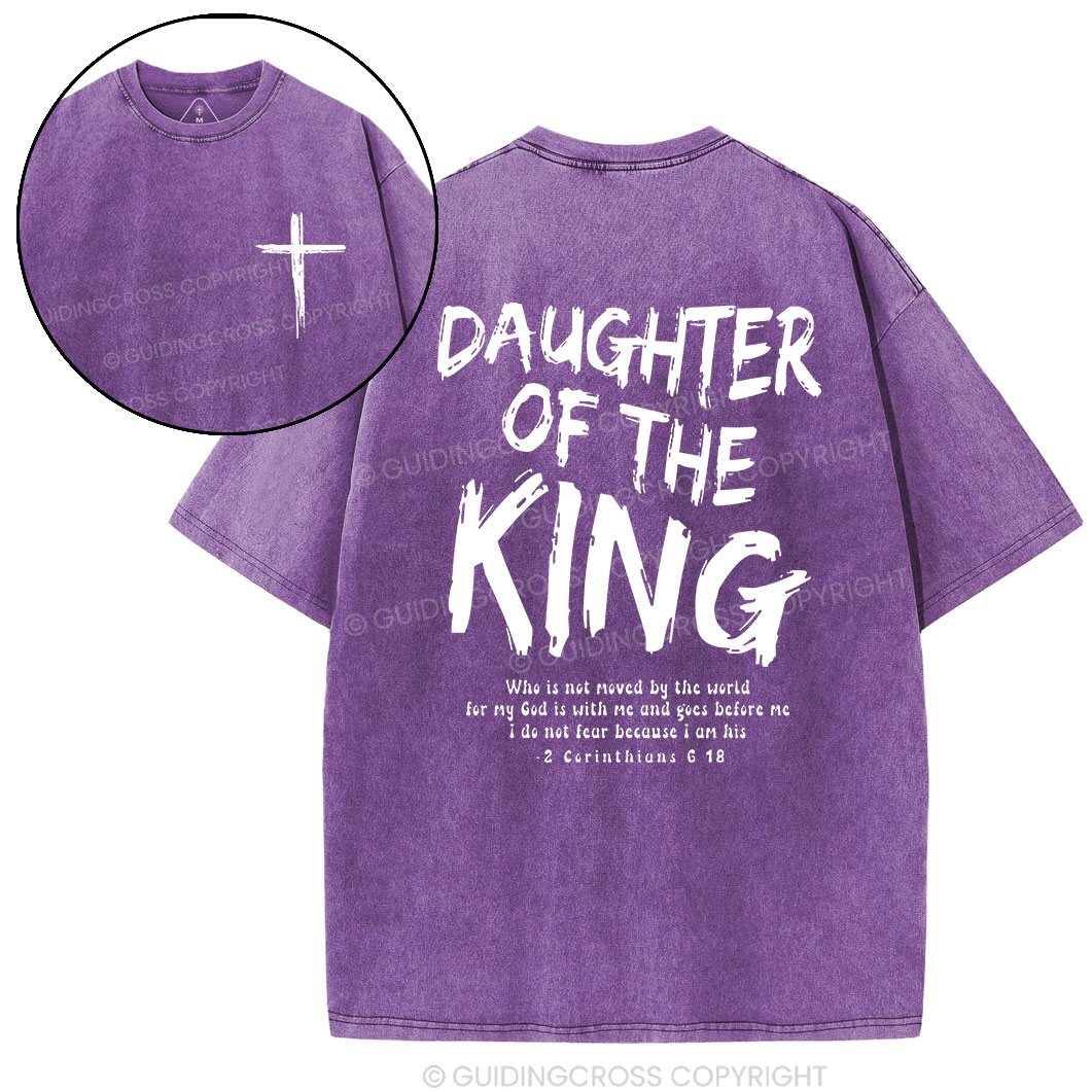 Daughter Of The King Christian Washed T-Shirt