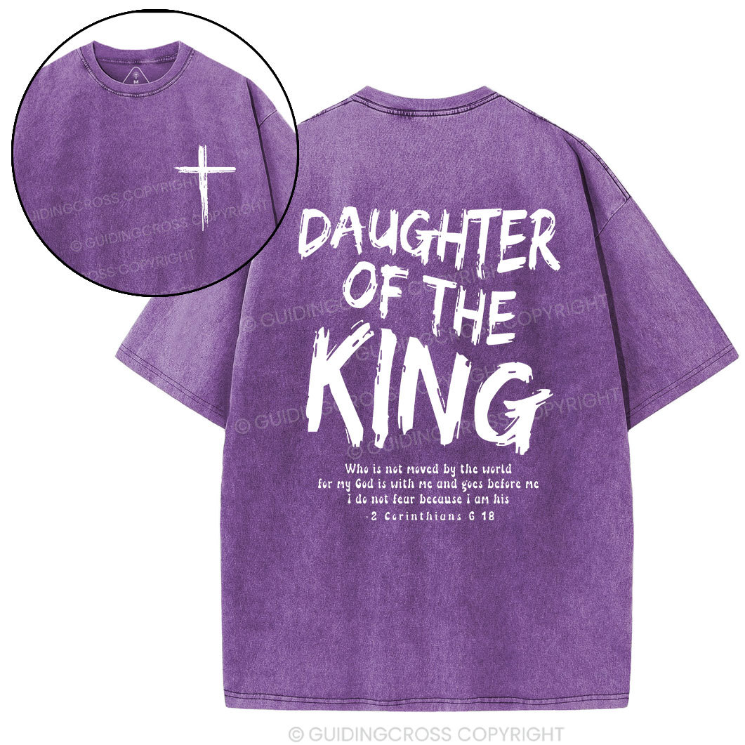 Daughter Of The King Christian Washed T-Shirt
