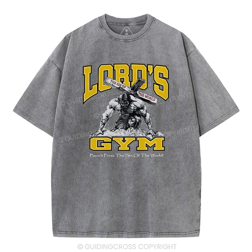 Lords Gym Christian Washed T-Shirt