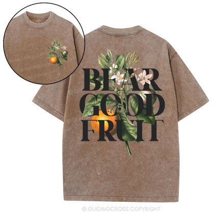 Bear Good Fruit Washed T-Shirt