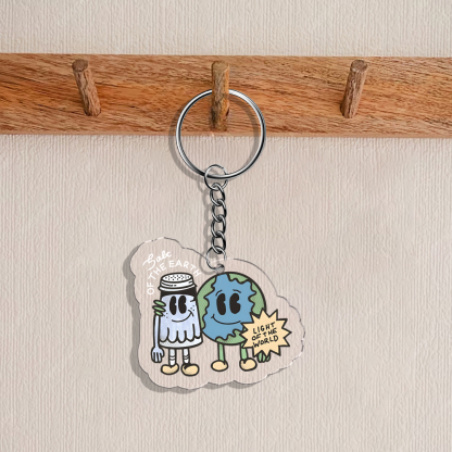 Light Of The World Christian Acrylic Keychain