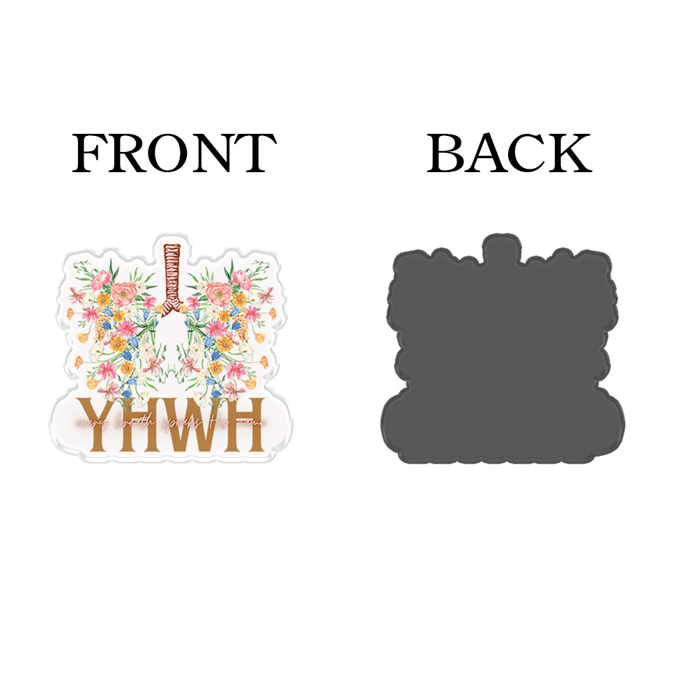 YHWH Acrylic Refrigerator Magnets