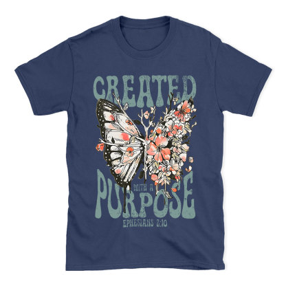 Created With A Purpose Christian T-Shirt