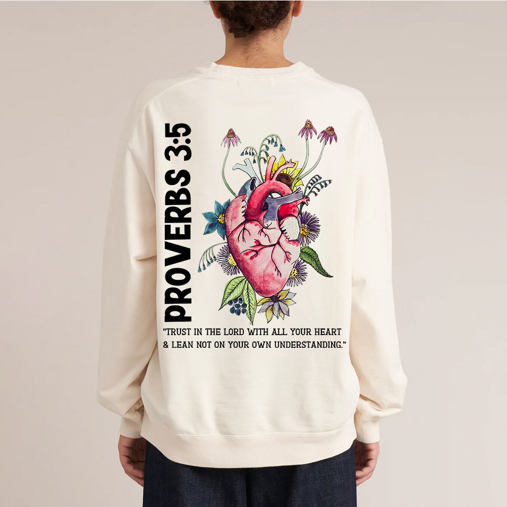 Trust In The Lord Christian Washed Sweatshirt