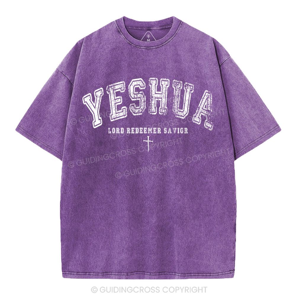 Yeshua Lord Chirstian Washed T-Shirt