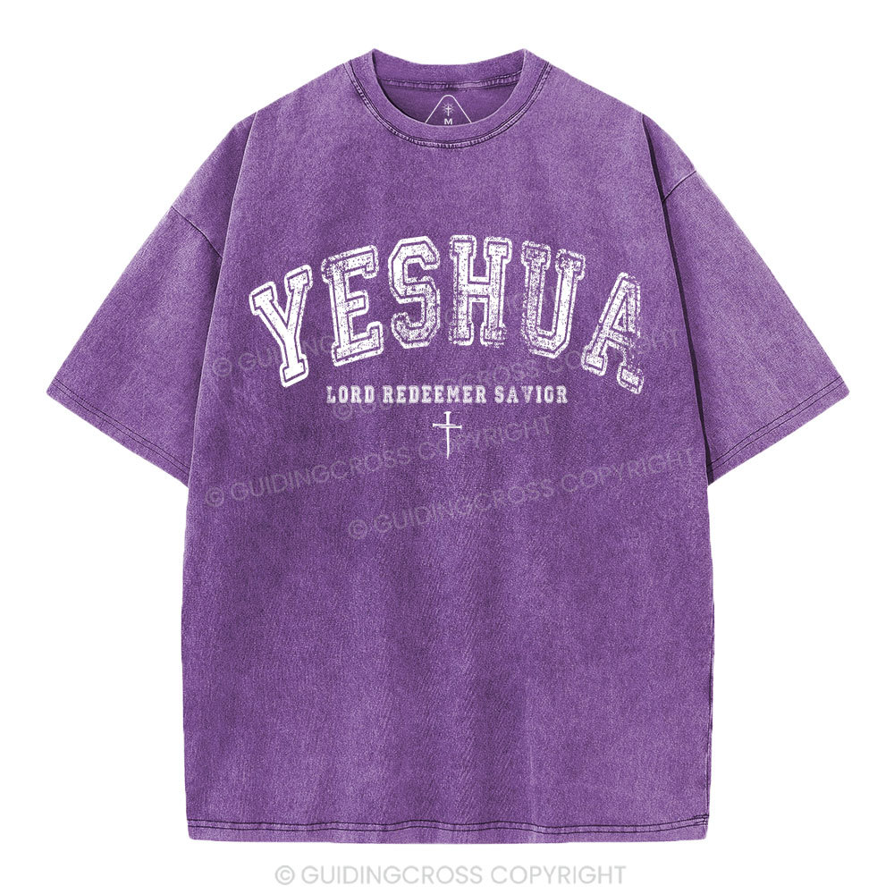 Yeshua Lord Chirstian Washed T-Shirt