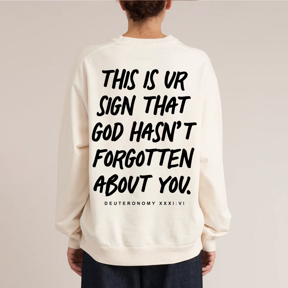 Not Forsaken Christian Washed Sweatshirt