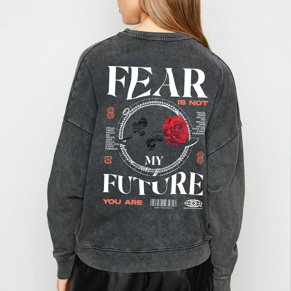 Fear Future Christian Washed Sweatshirt