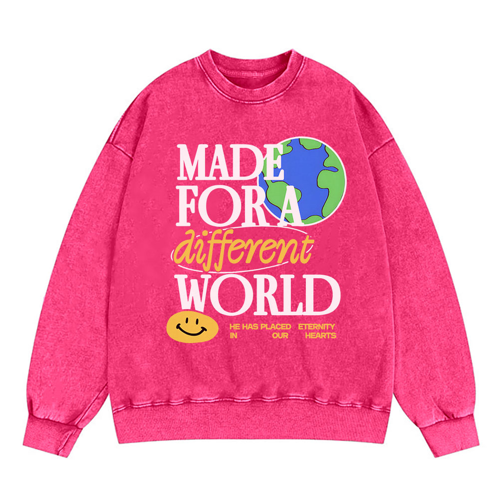 Made For Diffrent World Christian Washed Sweatshirt