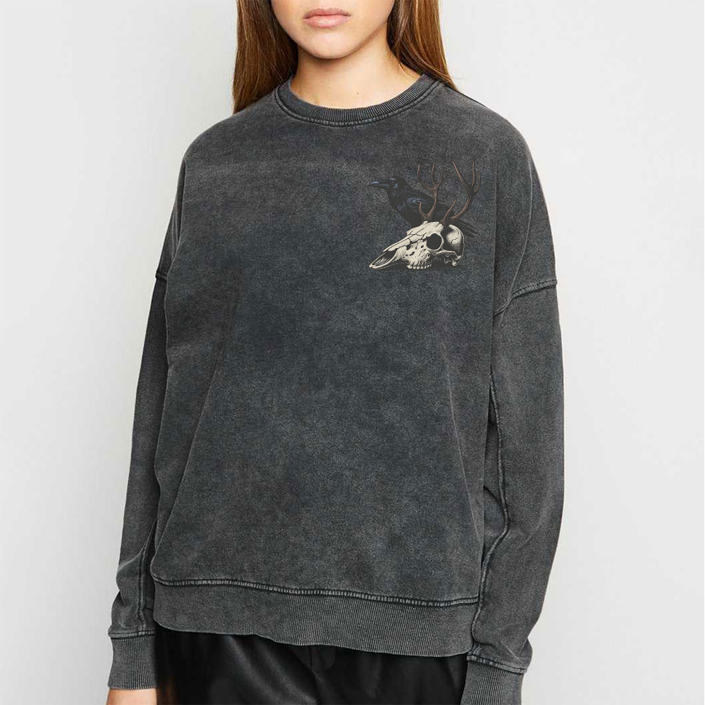Consider The Ravens Christian Washed Sweatshirt