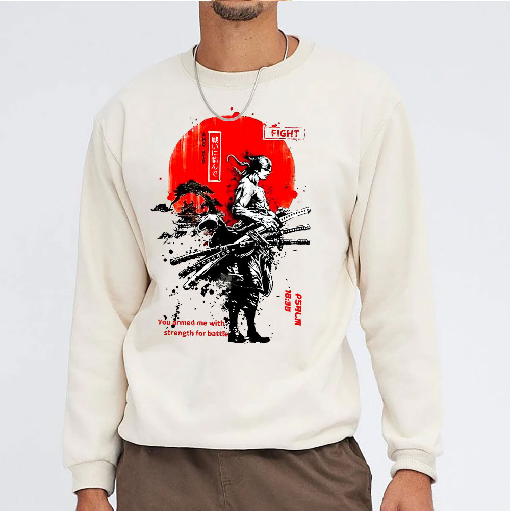 You Gave Me Strength Christian Washed Sweatshirt