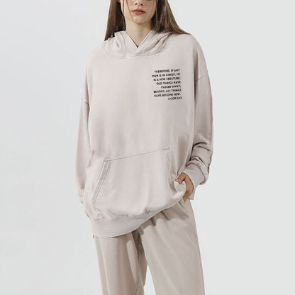 100% Saved Christian Washed Hoodie 