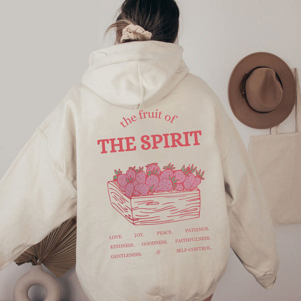 The Fruit Of The Spirit Christian Washed Hoodie 