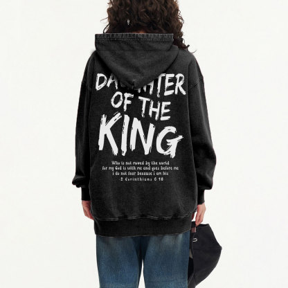 Daughter Of The King Christian Washed Hoodie